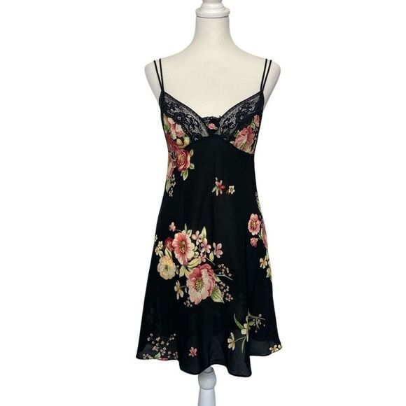 Oscar de la Renta Other - Oscar de la Renta Pink Label Floral Lace Slip Dress Strappy Babydoll Y2K Size S